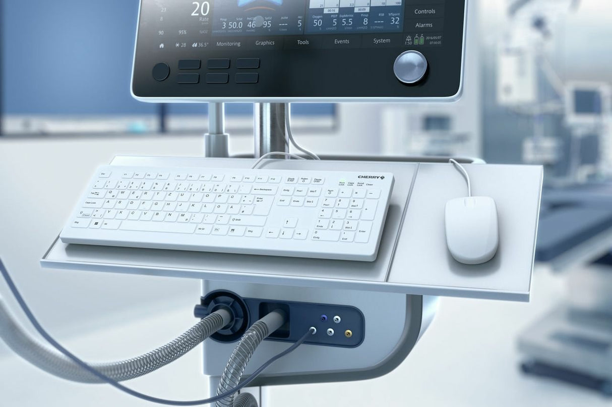 EAN 7061118086877 - CHERRY AK-C8112 teclado Médico USB QWERTZ Alemán Blanco imagen 6