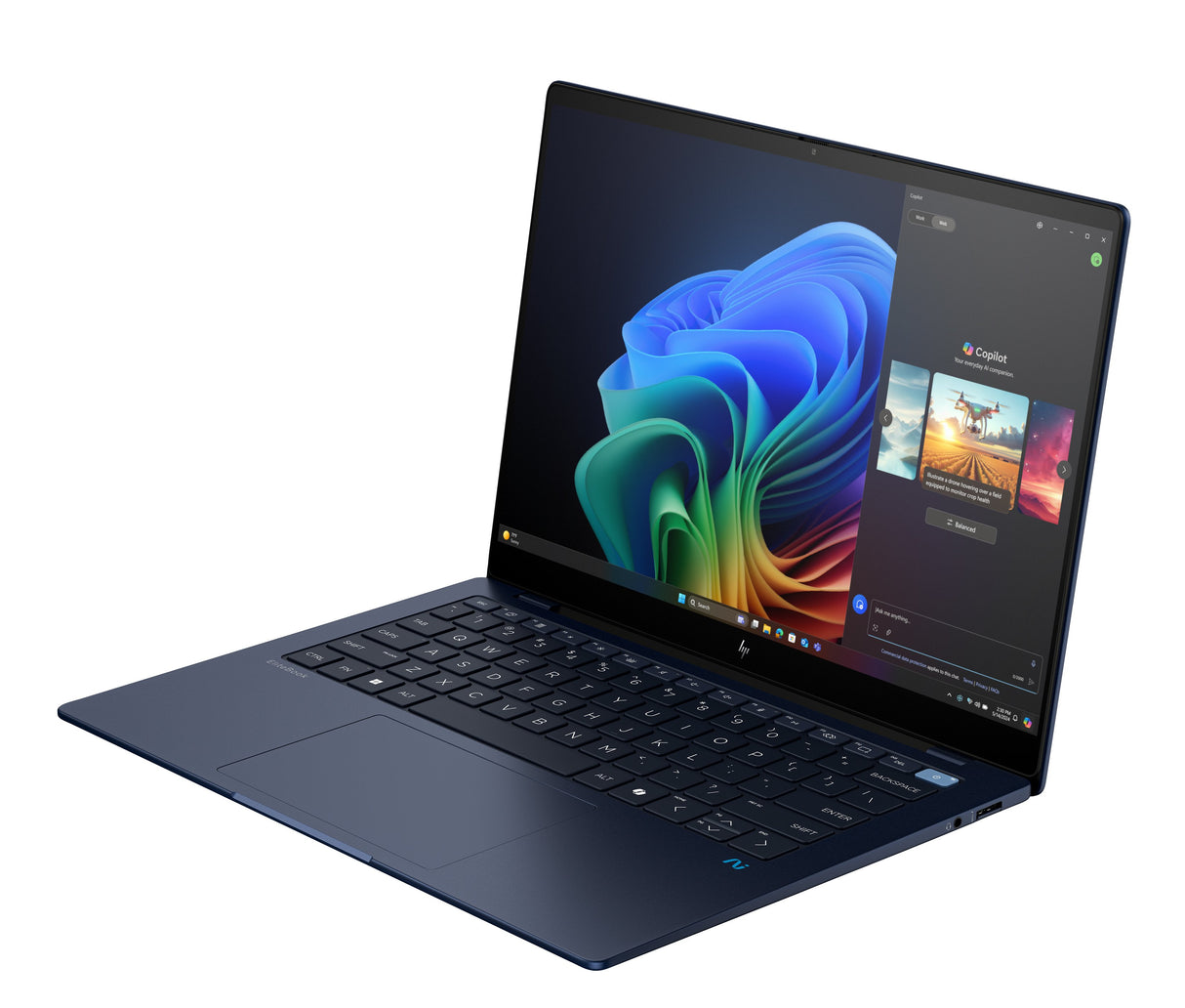 EAN 0198990176680 - HP EliteBook Ultra G1q Copilot+ PC Qualcomm Snapdragon X1E-78-100 Portátil 35,6 cm (14") Pantalla táctil imagen 11