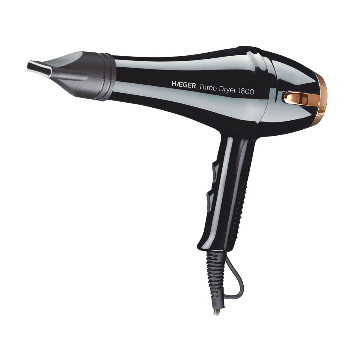 EAN 5608475017056 - Haeger TURBO DRYER secador 1800 W Negro, Oro imagen 1