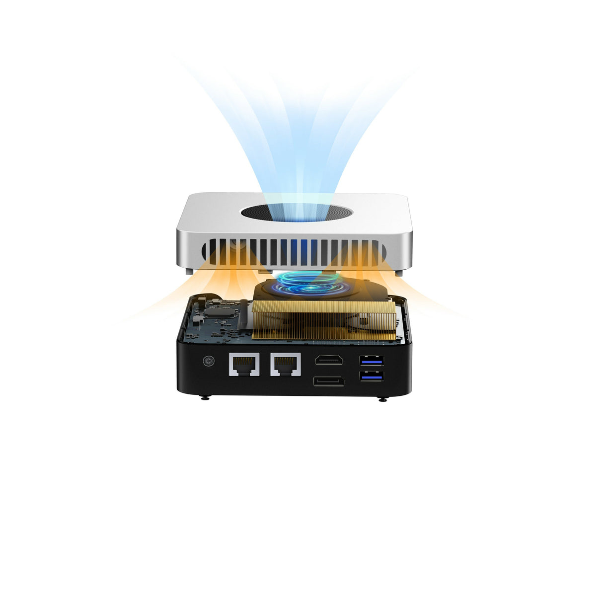 EAN 6935768755616 - Chuwi LarkBox X 2023 Intel® N N100 12 GB DDR5-SDRAM 512 GB SSD Windows 11 Home Mini PC Blanco imagen 3