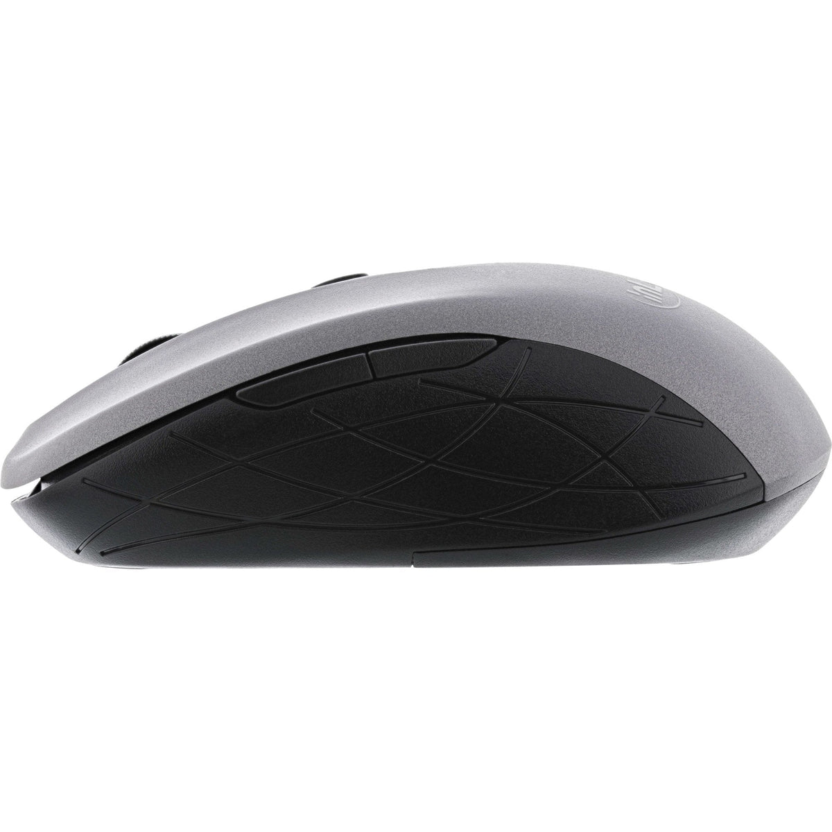 Ratón Inline 3 En 1, Bluetooth + 2x 2,4 Ghz, 5 Botones, Óptico, Gris/Negro