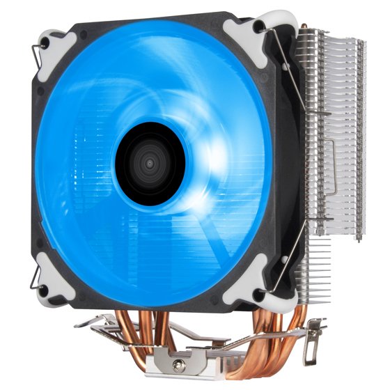 EAN 4710679810126 - Silverstone AR12 RGB Procesador Enfriador 12 cm Negro, Acero inoxidable, Blanco imagen 1