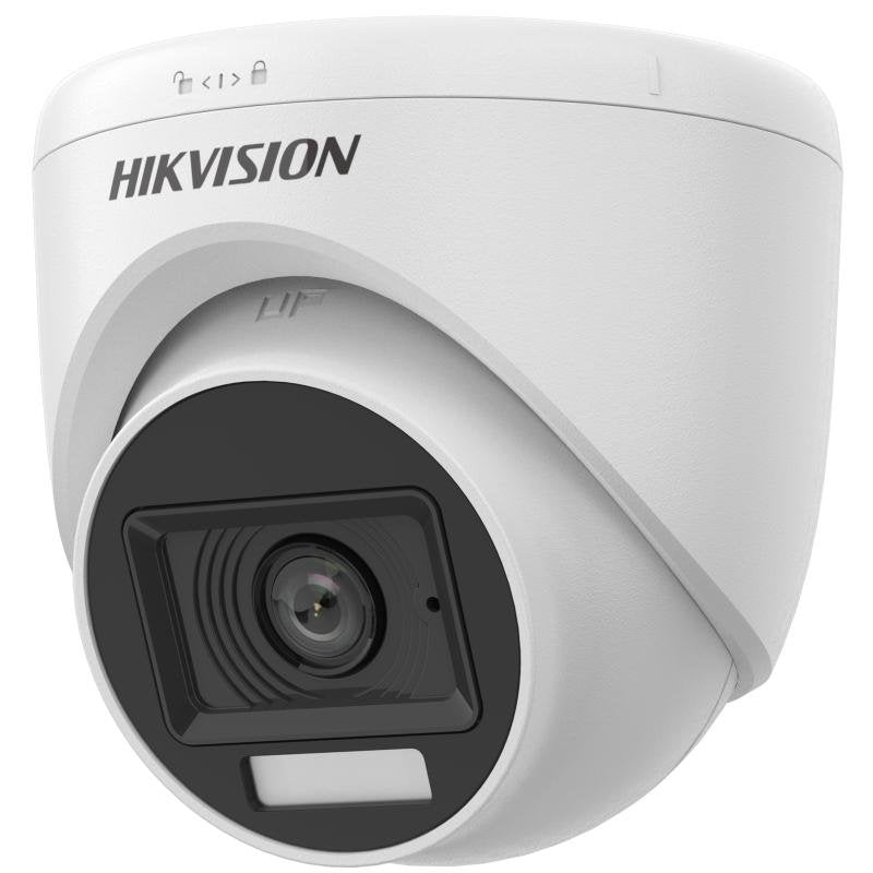 Hikvision Ds-2ce76u0t-Lpf(2.8mm) Cámara Turret Fija 4k Con Luz Híbrida Inteligente