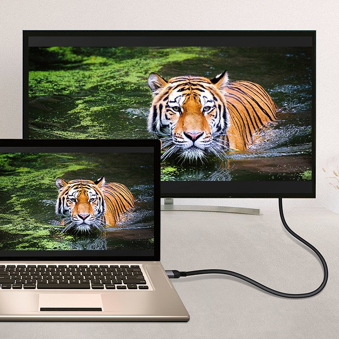 Kabel Adapter Usb-C Na Hdmi High Speed 4k 60hz 32awg 2m