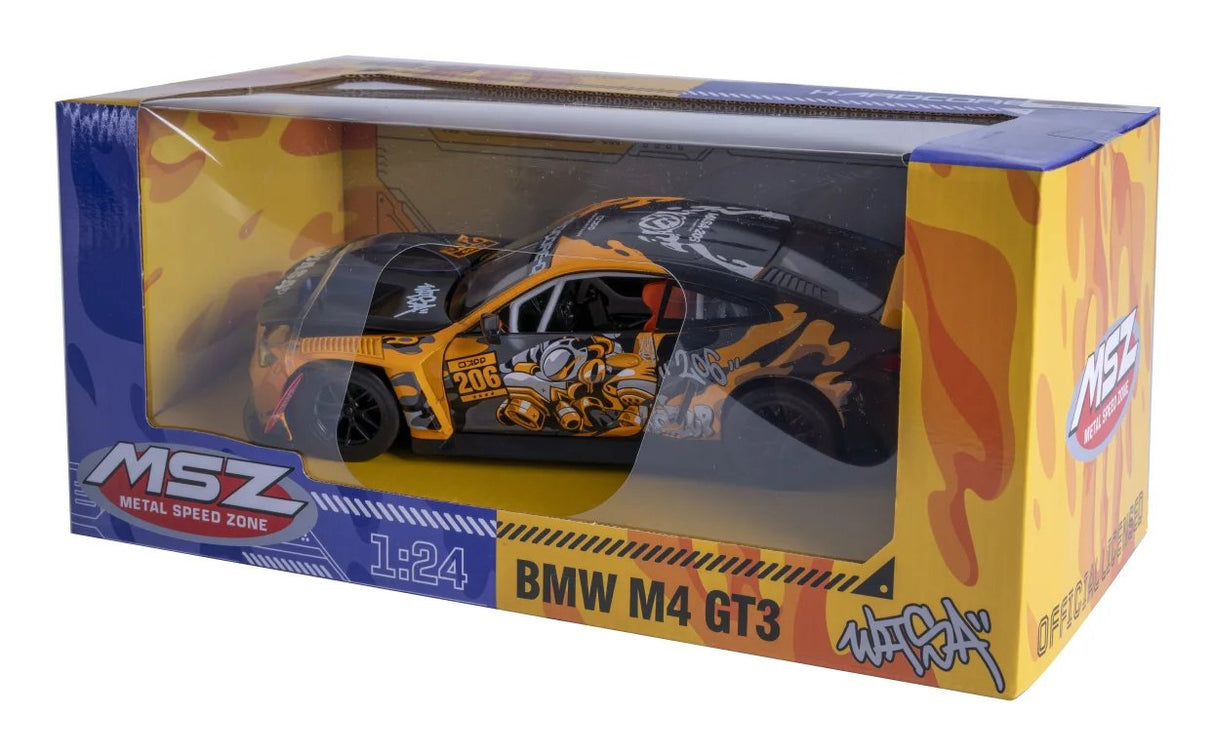 Jamara Bmw M4 Gt3 1:24 Amarillo 3+