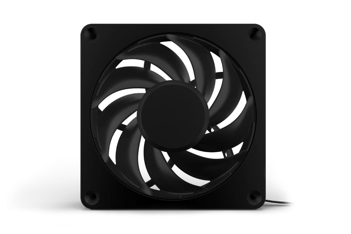 Alphacool Apex Stealth Metal 120mm Lüfter 2000rpm, Ventilador Negro
