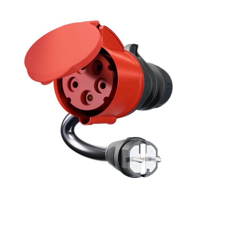 EAN 9120087411528 - go-e CH-04-02 base múltiple 0,3 m 1 salidas AC Interior Negro, Rojo imagen 4