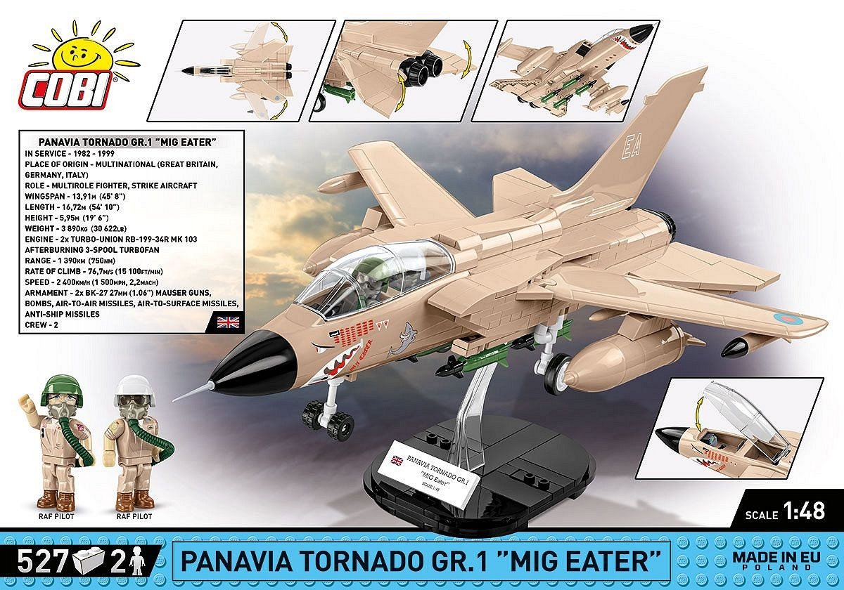 Cobi Panavia Tornado Gr.1 "Mig Eater", Toys De Diseño Cobi-5854