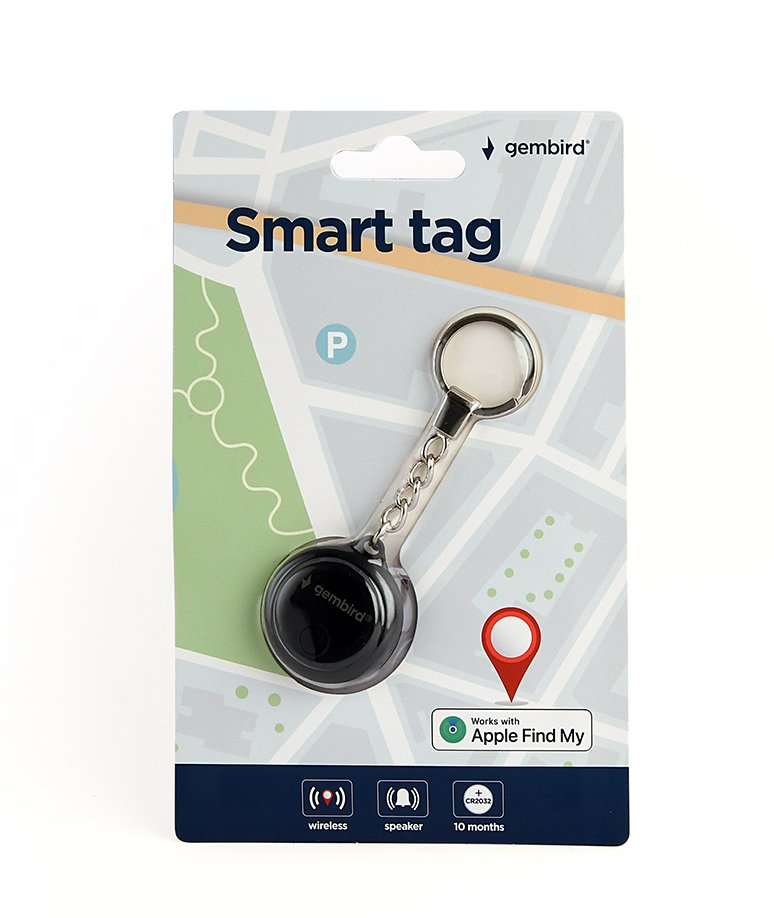 EAN 8716309132725 - Gembird TA-TAG-01-BK llavero Negro, Gris 1 pieza(s) imagen 2