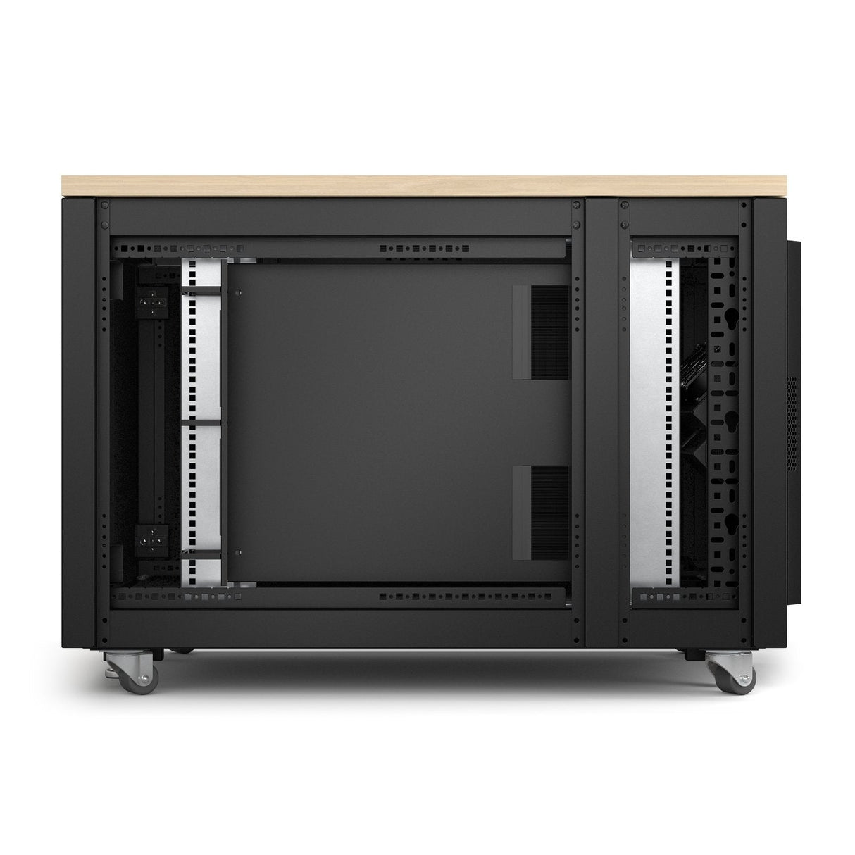 Apc Ar4012a Armario Rack 12u Rack O Bastidor Independiente Negro, Color Madera De Arce