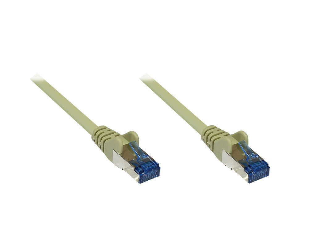 Goodconnections Cable De Red Mit Rastnasenschutz, Cat. 6a, S Ftp, Pimf, Halogenfrei, 500mhz, Grau, 7,5m,