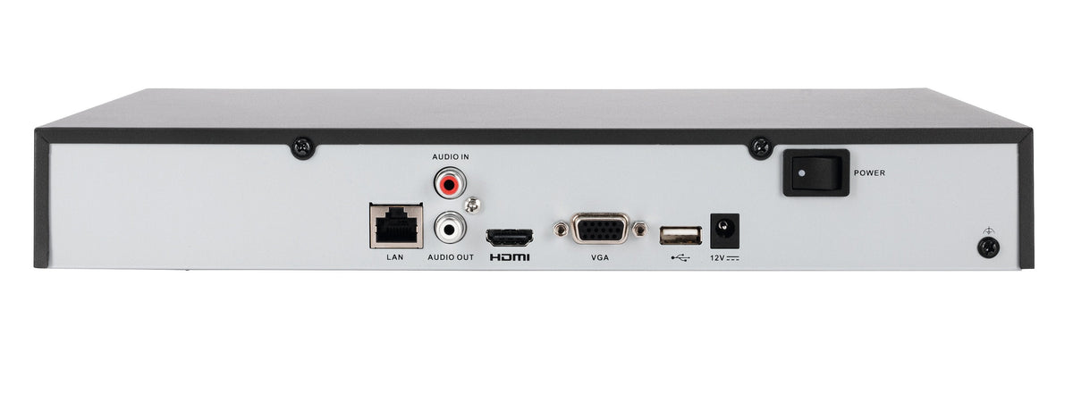 Grabador Abus De Vídeo En Red Ip De 4 Canales - 4k H.265, Detección De Movimiento (Humano/Vehículo), Hdmi/Vga, Compatible Con Cámaras De Hasta 8 Mp, Nvr Para Videovigilancia, Tvvr36302