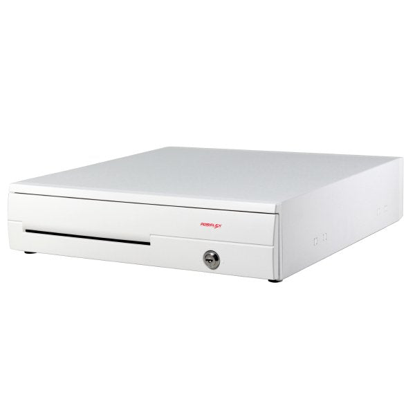 Cajón Portamonedas Blanco 425x450x100mm, Conexión Rj11 (Impresora De Ticket)