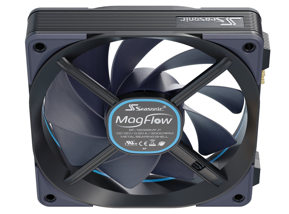 EAN 4711173877608 - Seasonic MagFlow 1-Fan Kit Carcasa del ordenador Ventilador 12 cm Negro 1 pieza(s) imagen 2