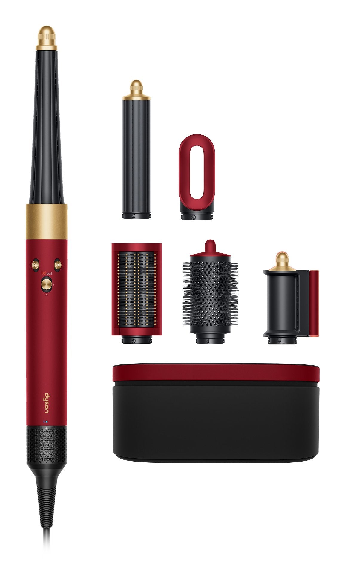 Dyson Airwrap I.D. Straight + Wavy Limited Edition (Rojo/Gold, Bluetooth) 596926-01