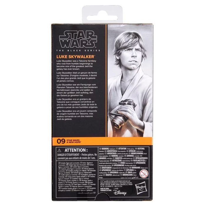 Figura Hasbro Star Wars A New Hope The Black Series Luke Skywalker
