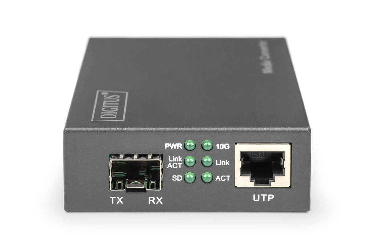 EAN 4016032441175 - Digitus DN-82211 convertidor de medio 10000 Mbit/s Negro imagen 3