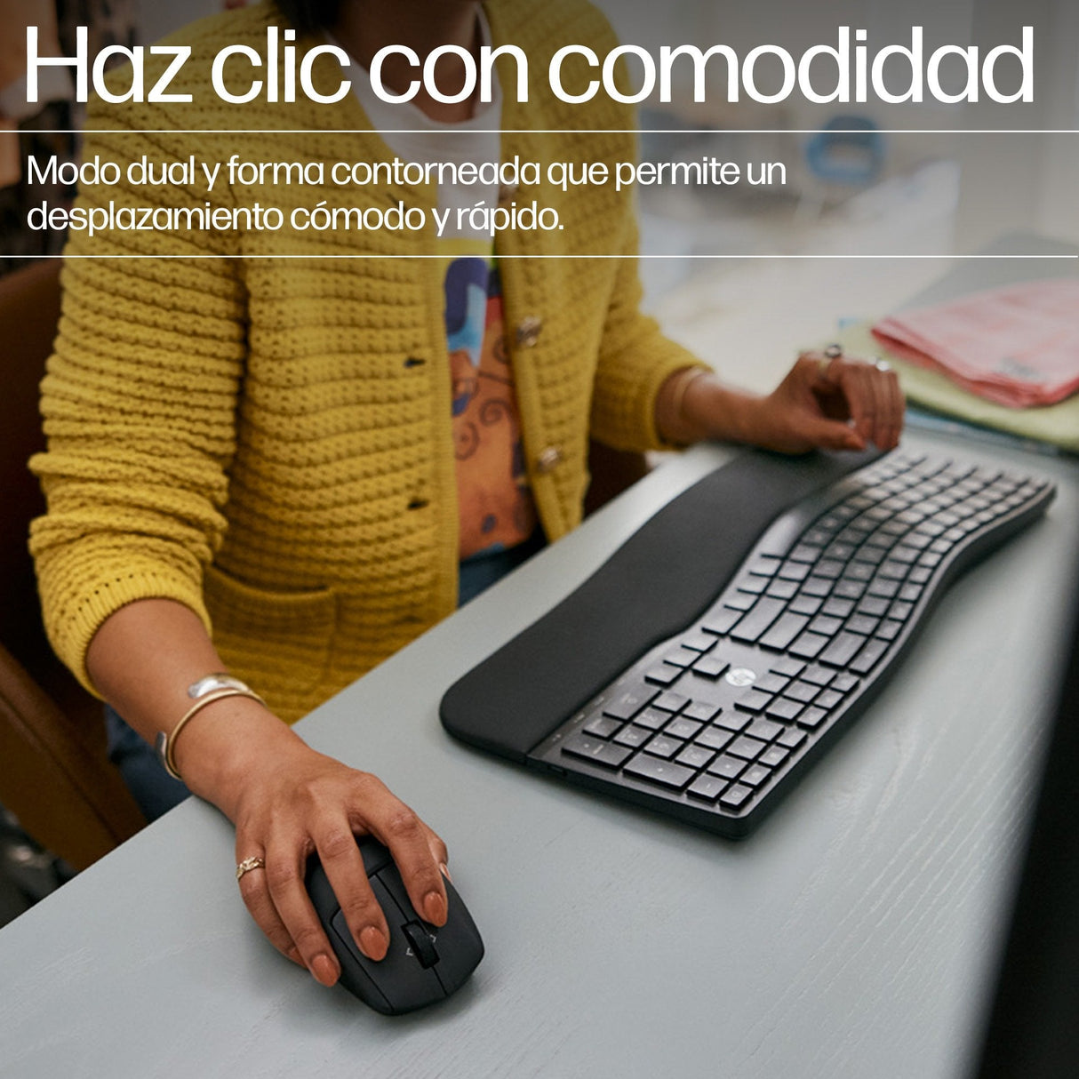 Ratón Inalámbrico Hp 685 Confort Dual Hasta 4000 Dpi Negro