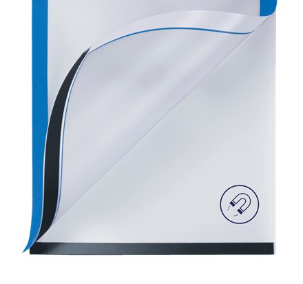 Franken Magnetrahmen Autoadhesivo Pro A4 Azul
