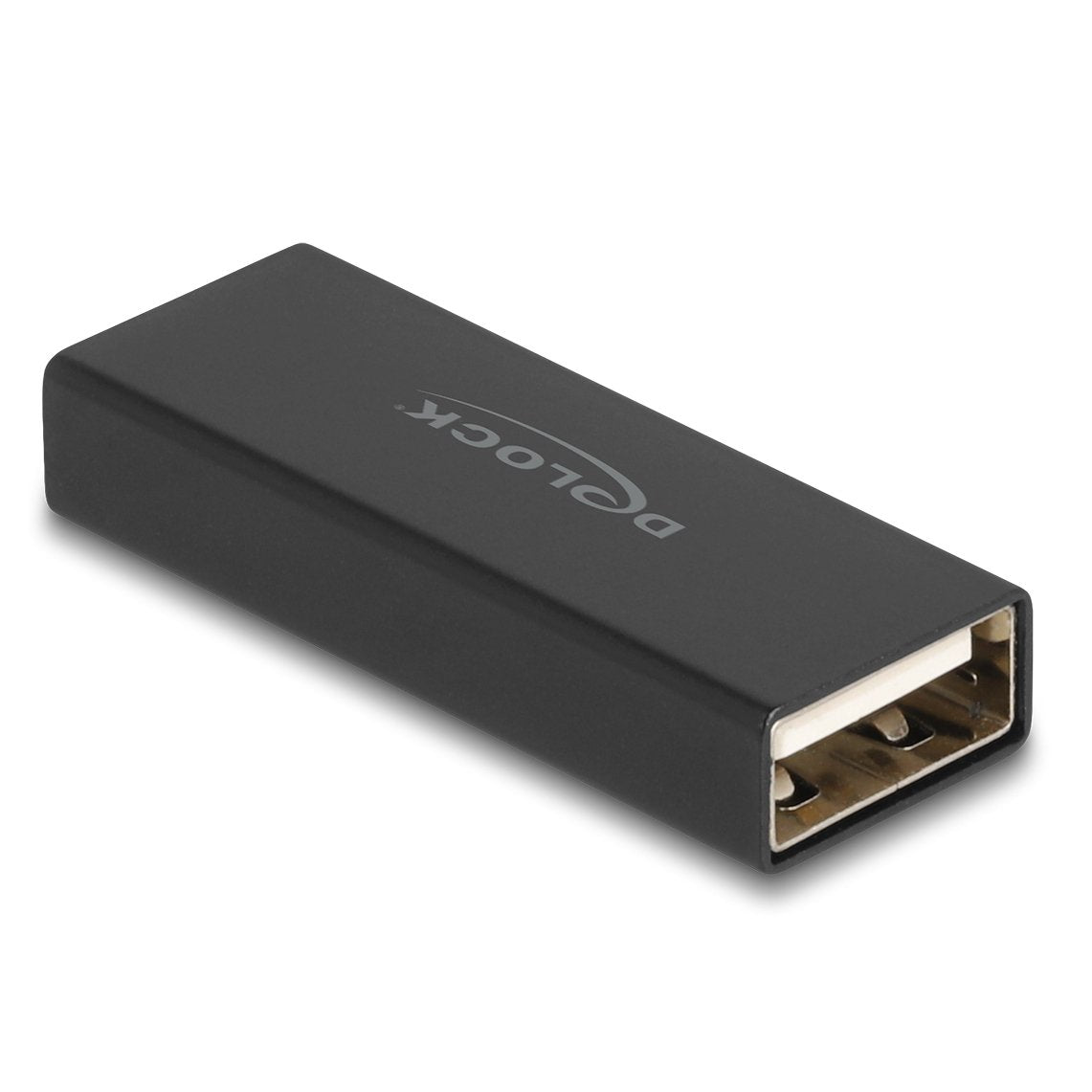 Delock 65106 Adaptador Cambiador De Género Usb 2.0 Tipo-A Hembra A Hembra De Metal