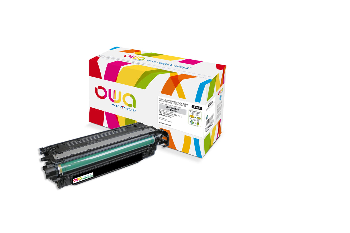 Tóner Compatible Owa Hp Ce250x, Canon 723h (105000 Páginas) Negro