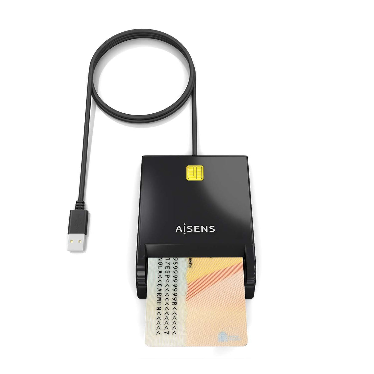 EAN 8436574709315 - AISENS ASCR-SN06-BK lector de tarjeta inteligente Interior USB USB 2.0 imagen 3