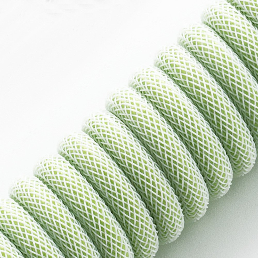 Cablemod Classic Coiled Keyboard Cable Usb-C A Usb Tipo A, Verde Lima Sorbet - 150cm