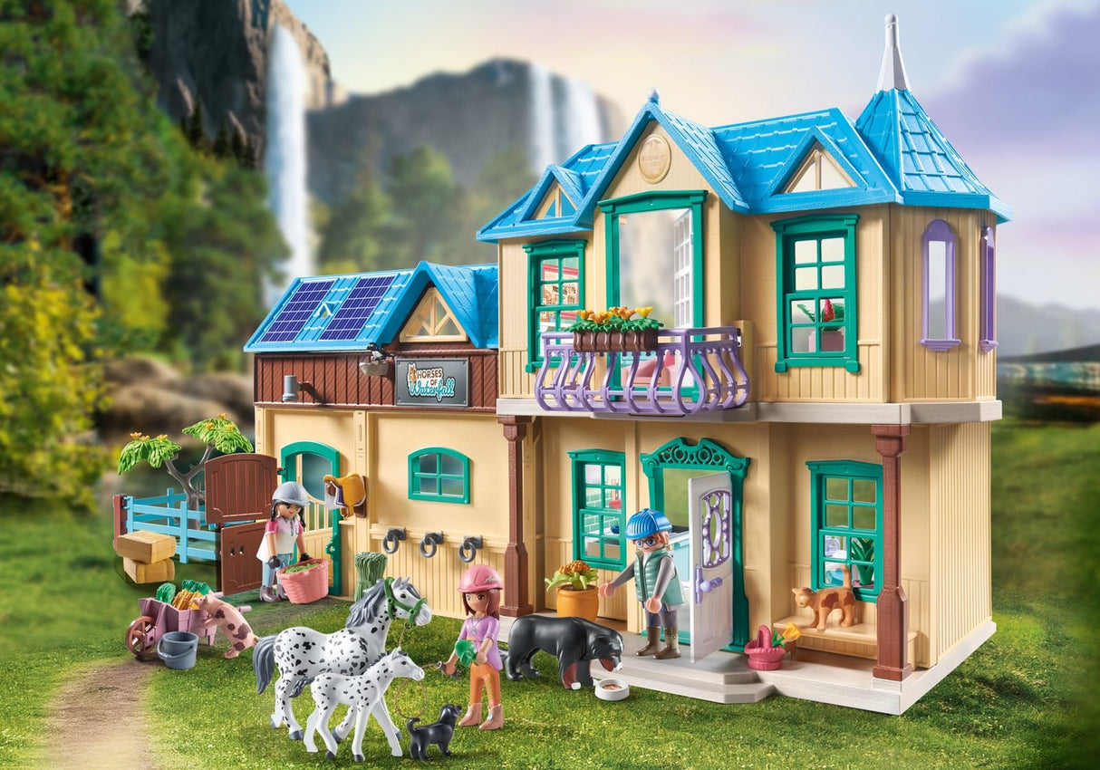 Playmobil 71351 Caballos De La Cascada - Rancho Cascada, Juguete De Construcción
