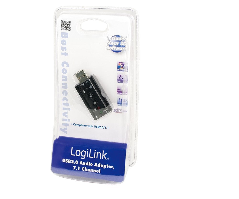Logilink Tarjeta De Sonido 7.1 Usb Ua0078