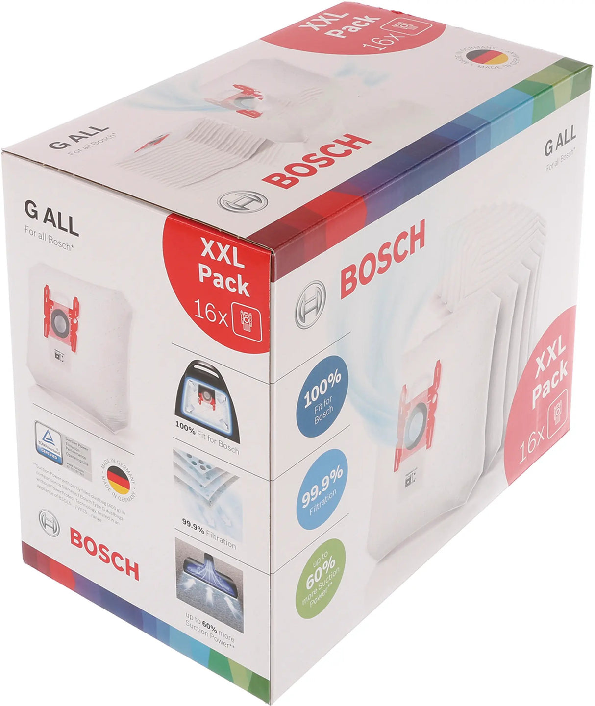 EAN 4242005076581 - Bosch BBZ16GALL accesorio y suministro de vacío Bolsa para el polvo Aspiradora cilíndrica imagen 3