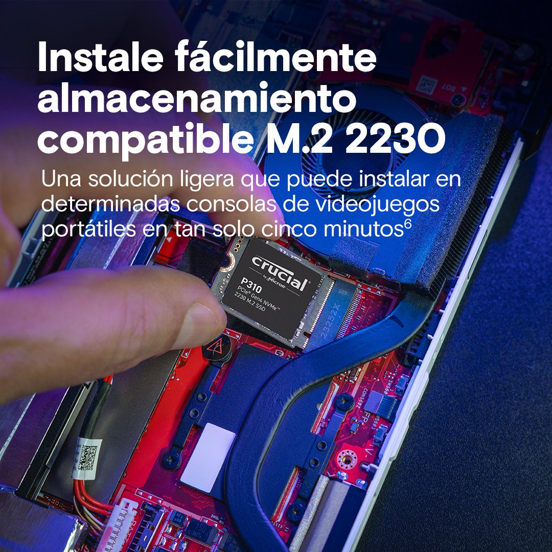EAN 0649528942265 - Crucial CT2000P310SSD2 unidad de estado sólido PCI Express 4.0 imagen 6