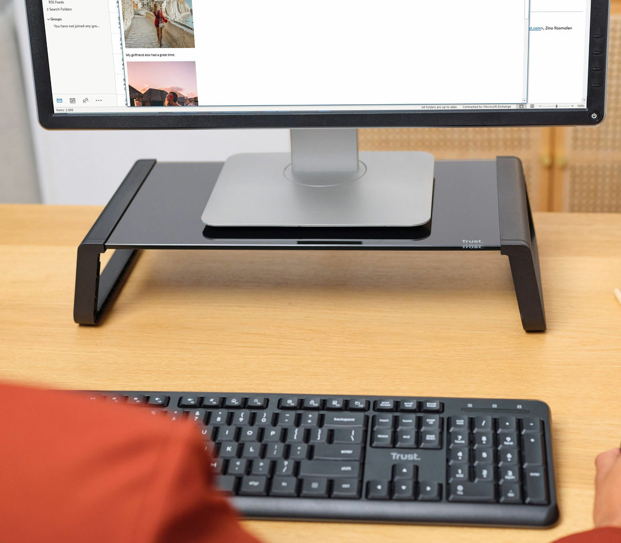 EAN 8713439252712 - Trust Monta Escritorio Negro imagen 4