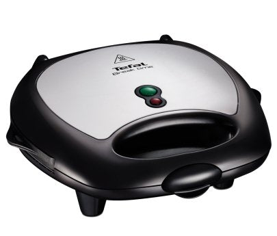 Sandwitchera Tefal 700 W, Acero Inoxidable Negro