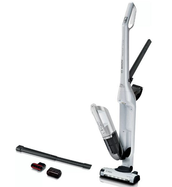 Aspiradora Bosch Serie 4 Bch3p2301 De Pie Y Escoba Eléctrica Aspiradora Escoba 2 En 1 Batería Secar Sin Bolsa 0,4 L Blanco