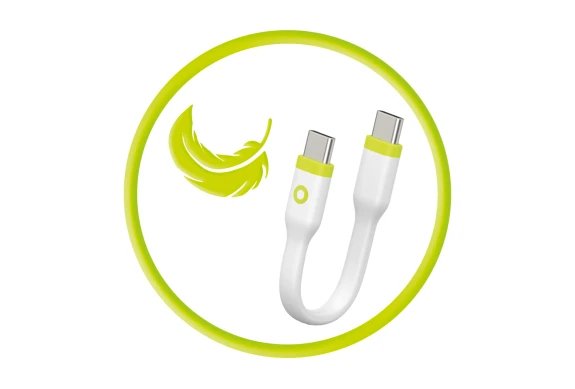 Mobile Origin Compact Cable Usb-C To Usb-C White 10cm