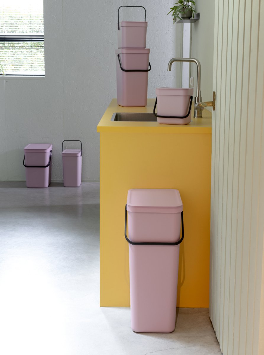 Brabantia Sort & Go Abfallbehäl. Lilac Pink 6 L