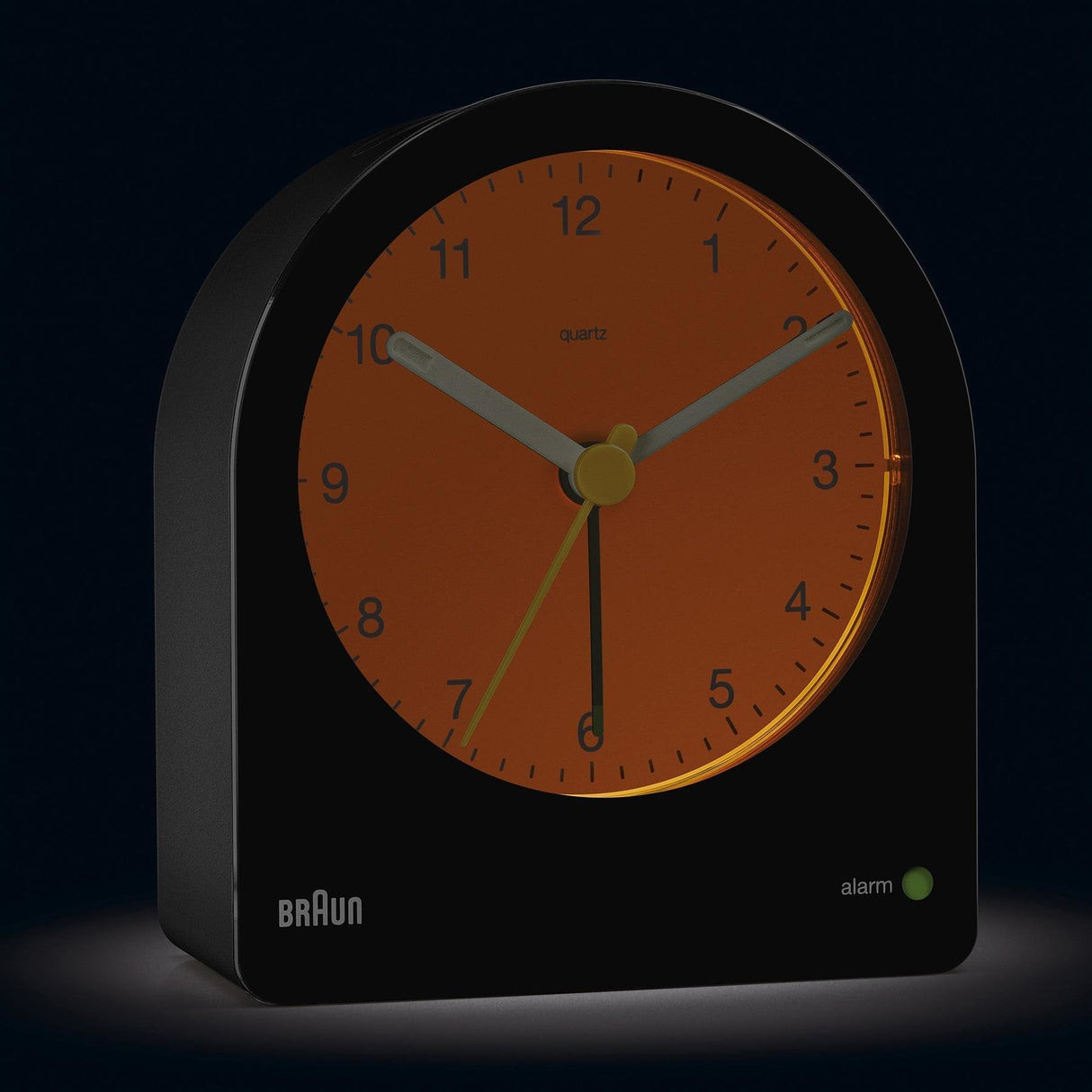 Reloj Despertador Braun Bc22 Analógico Negro, Amarillo