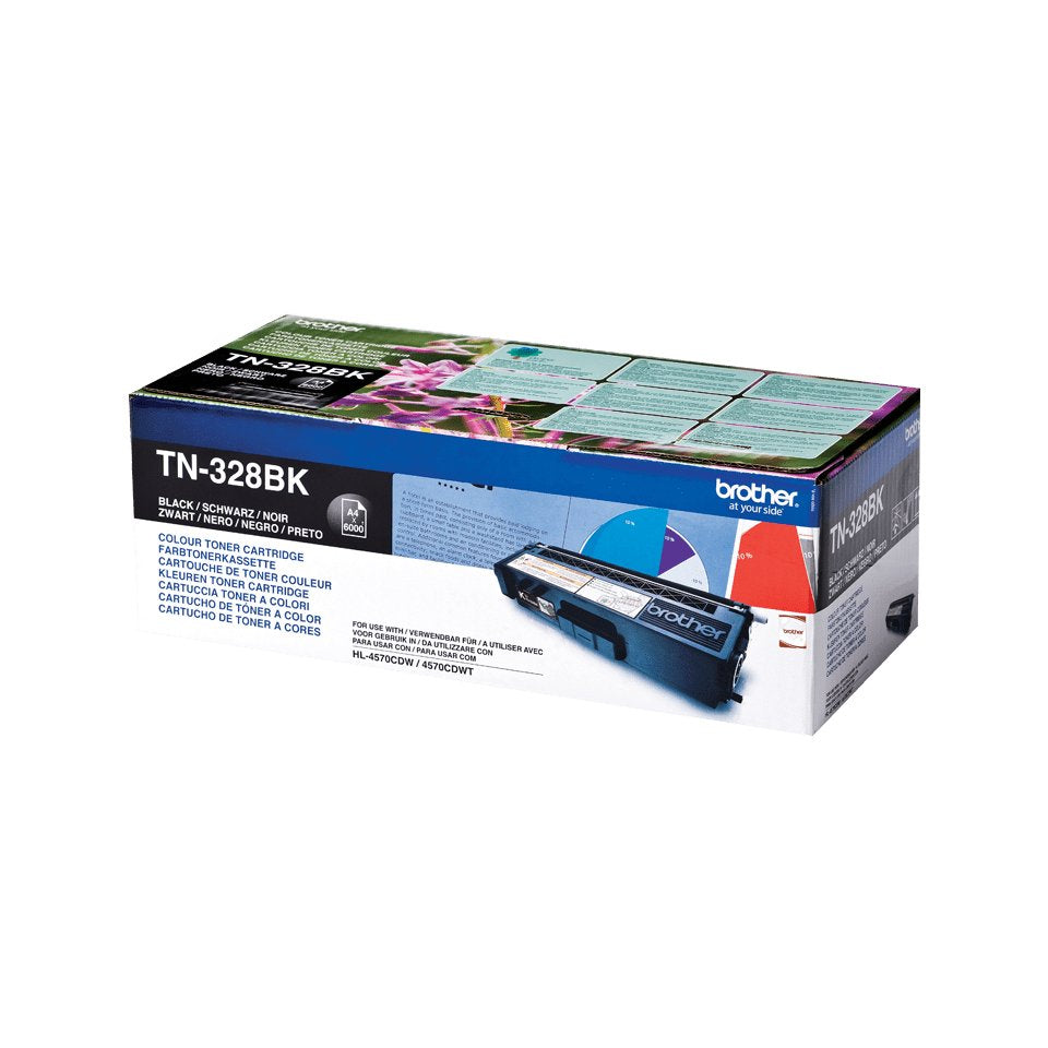 EAN 4977766679428 - Brother TN-328BK cartucho de tóner 1 pieza(s) Original Negro imagen 2
