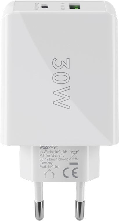EAN 4040849616747 - Goobay 61674 cargador de dispositivo móvil Auriculares, Teléfono móvil, Smartphone Blanco Corriente alter imagen 3