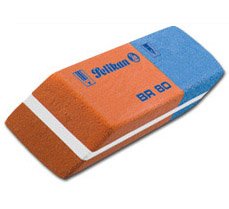 Pelikan Caja De 40 Gomas Br40 - Doble Funcion Para Tinta Y Lapiz - Alta Calidad - Resistente - Precision En El Borrado