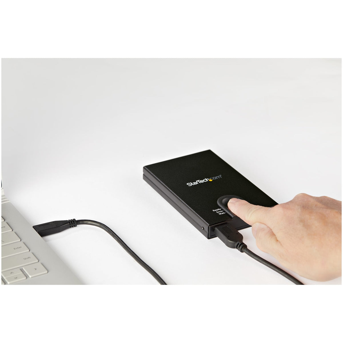 Startech Caja Usb 3.0 Sata 2,5" Acceso Huella