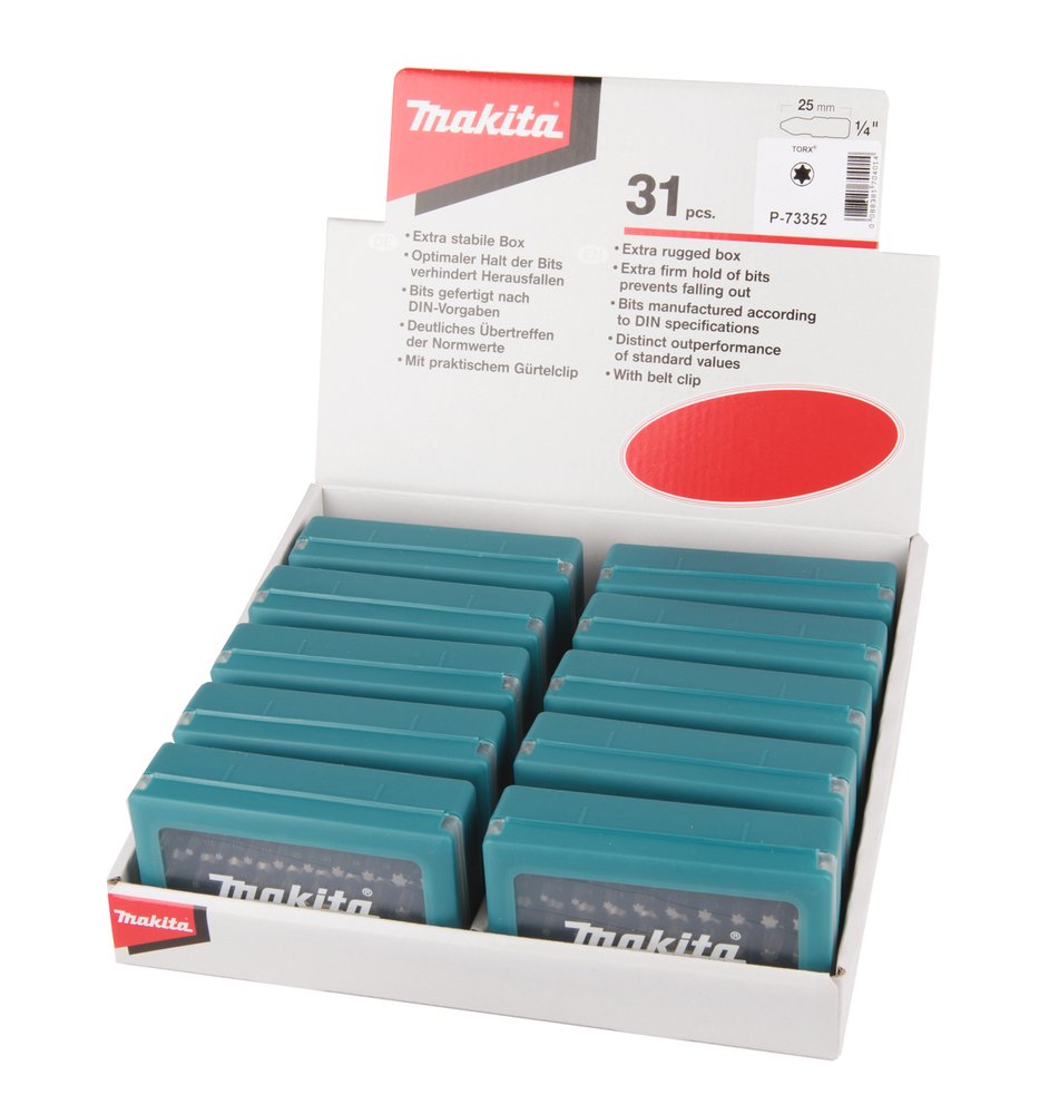 EAN 0088381704014 - Makita P-73352 punta de destornillador 30 pieza(s) imagen 4