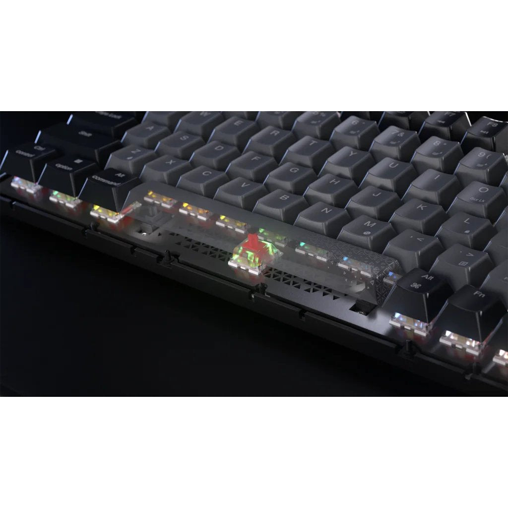 Teclado Inglés Corsair K65 Plus Wireless 75 % Rgb Rf Inalámbrica + Usb Qwerty Negro