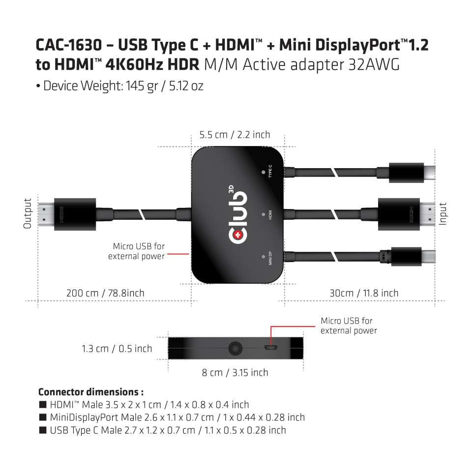 EAN 8719214471521 - CLUB3D cac-1630 HDMI imagen 7