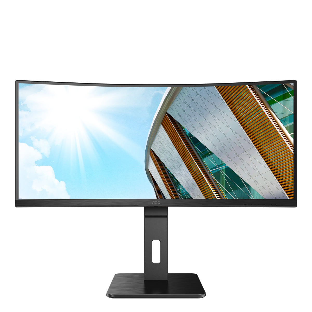 EAN 4038986118224 - AOC P2 CU34P2A pantalla para PC 86,4 cm (34") 3440 x 1440 Pixeles Quad HD LED Negro imagen 3