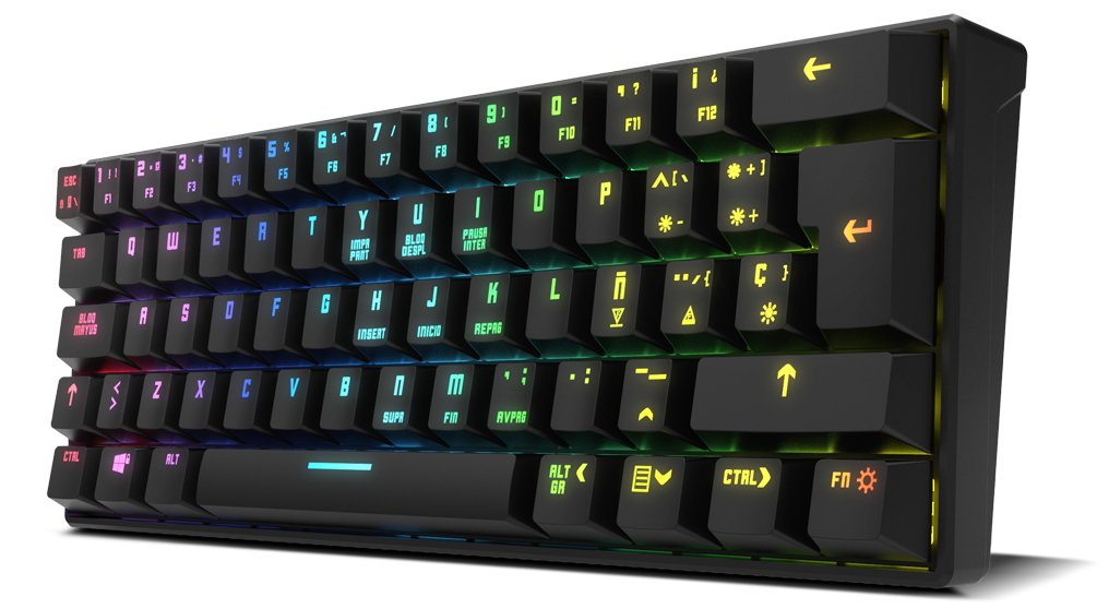 Krom Teclado Gaming Kluster Rgb Mini Keyboard