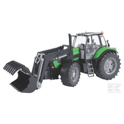 Bruder Deutz Agrotron X720 Con Cargador Frontal, Verde/Negro 4001702030810