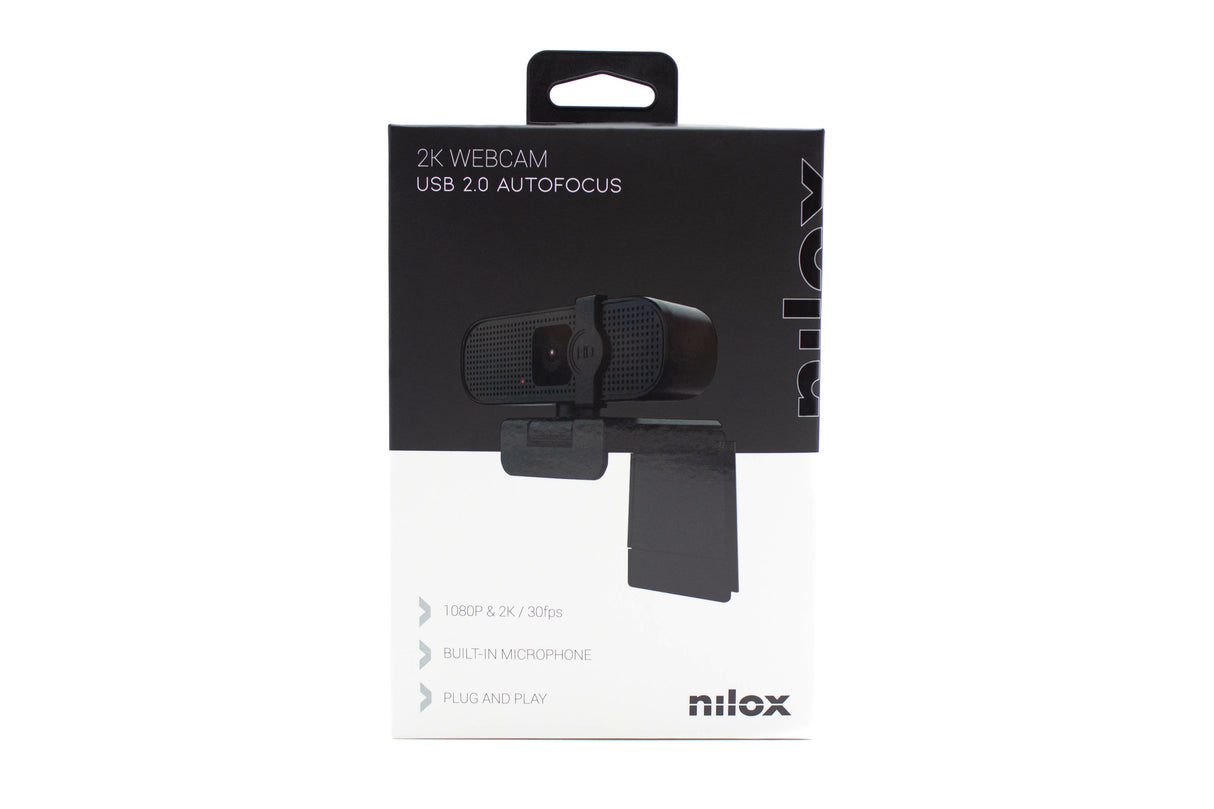 Webcam Nilox Nxwca01 Fhd 1080p Con Microfono Enfoque Automatico
