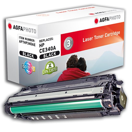 EAN 4250164833433 - AgfaPhoto CE340A cartucho de tóner 1 pieza(s) Negro imagen 1