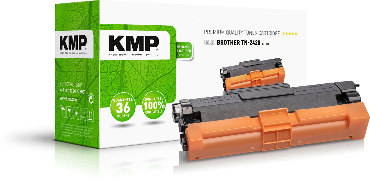 Kmp Toner Compatible Para Brother Tn-2420 Comp. Black 3000 S. B-T116